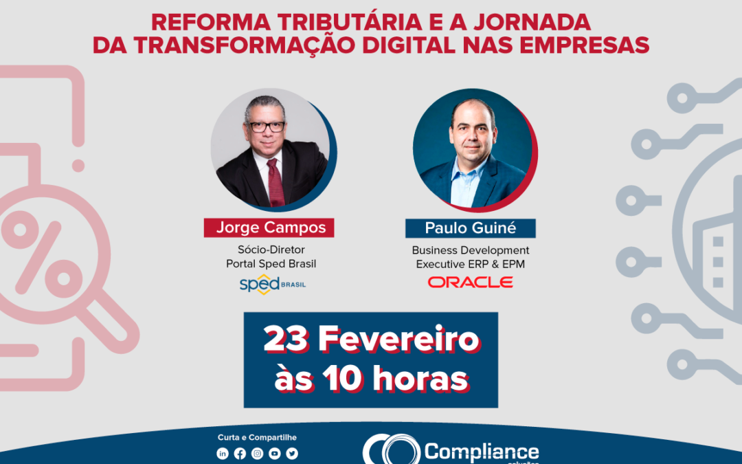 Jorge Campos do Sped Brasil: não perca o meetup sobre reforma tributária!