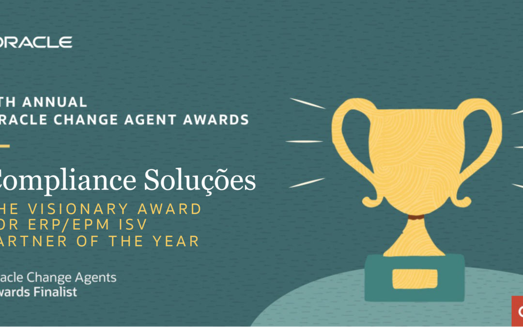 Compliance Soluções é finalista Global no 5º Prêmio Anual Oracle Change Agents