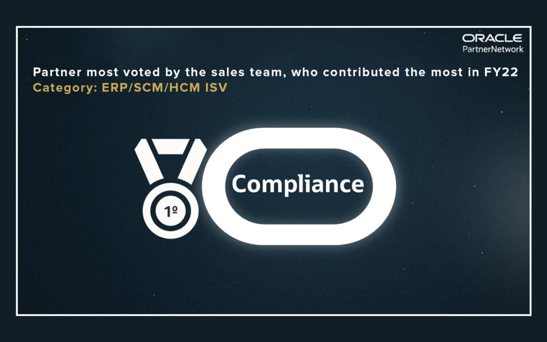 Compliance Soluções a three-time champion! Chosen by Oracle as the best ISV partner for the 3rd time